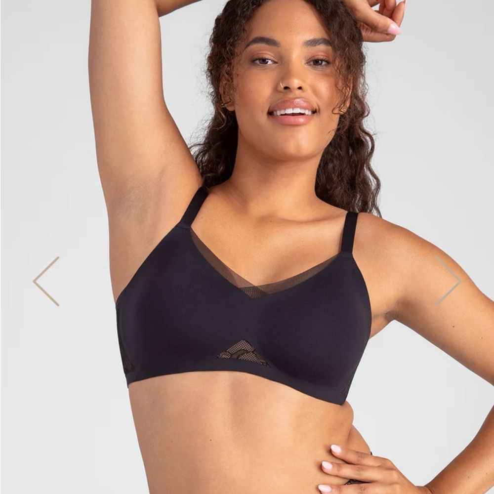 Pair of Honeylove crossover bras